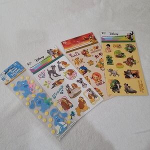 Disney Nickelodeon Sticker Bundle Blues Clues lion king Jungle Book lady & tramp
